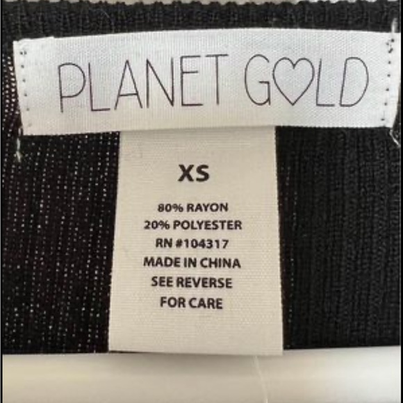 Planet Gold Black long sleeve Lace-up MINI Dress - Picture 4 of 5